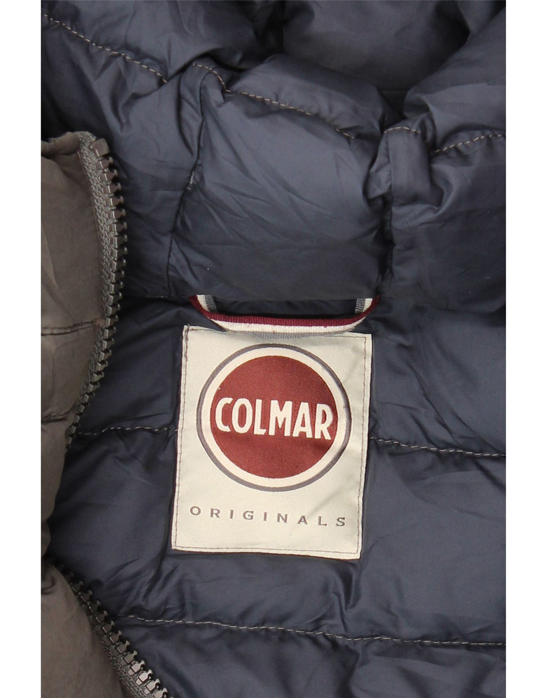COLMAR Veste matelassée à capuche pour homme UK 40 Large Gris