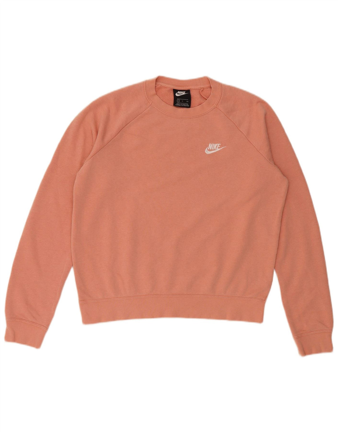 Nike Sweat-shirt surdimensionné pour femme UK 10 Petit coton rose