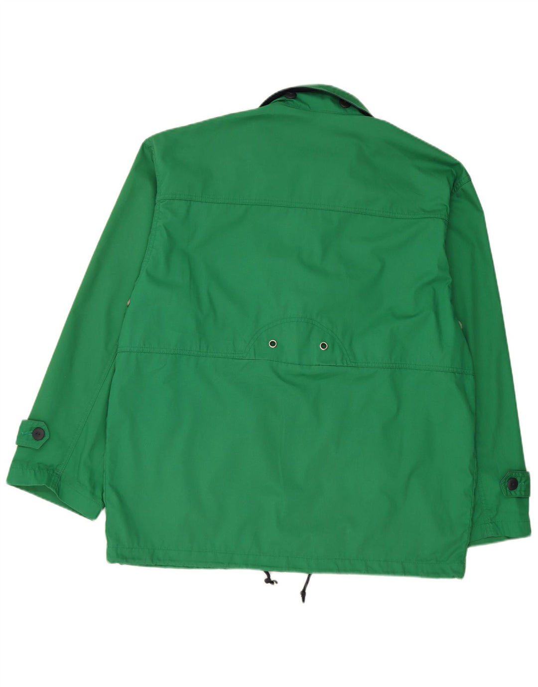 vintage Mens Yachting Loose Fit Utility Jacket UK 38 Polyester vert moyen