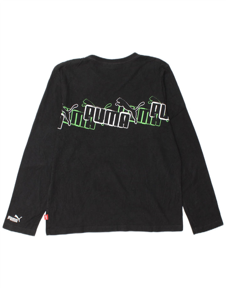 Puma Haut Graphique à Manches Longues Homme Noir Moyen