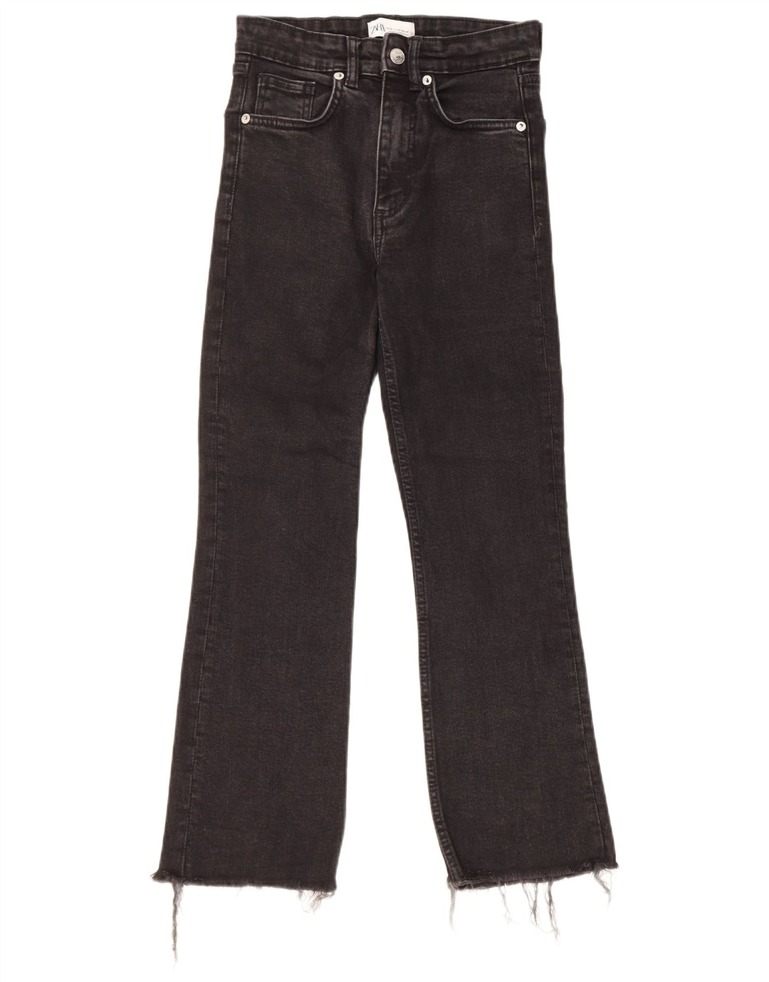 Zara Jean Bootcut Femme EU 36 XS W26 L25 Noir