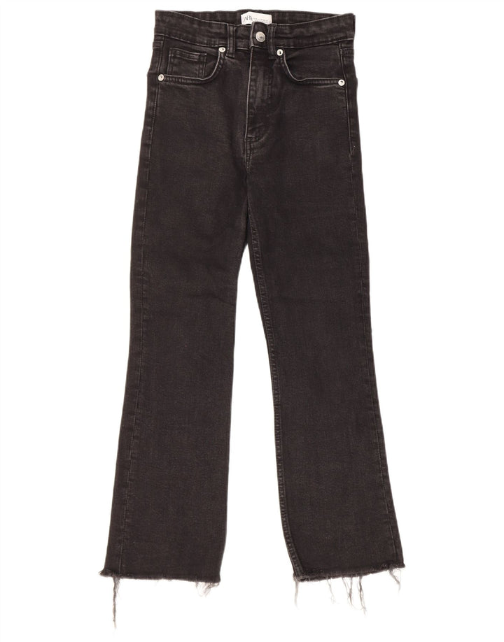 Zara Jean Bootcut Femme EU 36 XS W26 L25 Noir