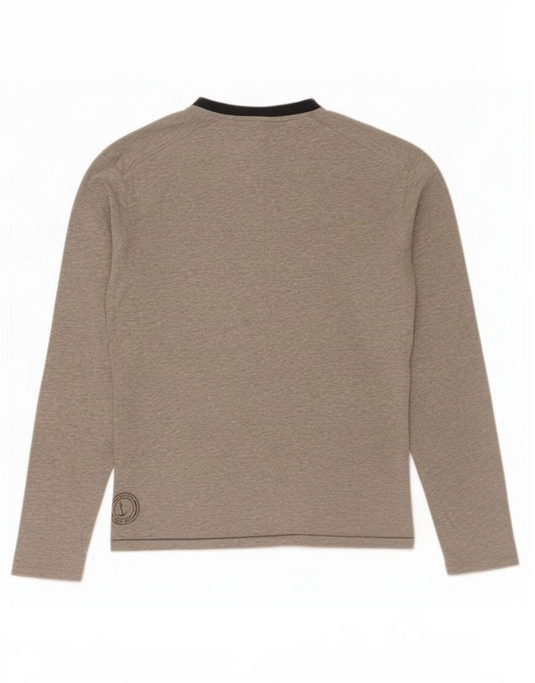 Gas Haut Graphique Homme Manches Longues Grand Coton Chiné Gris