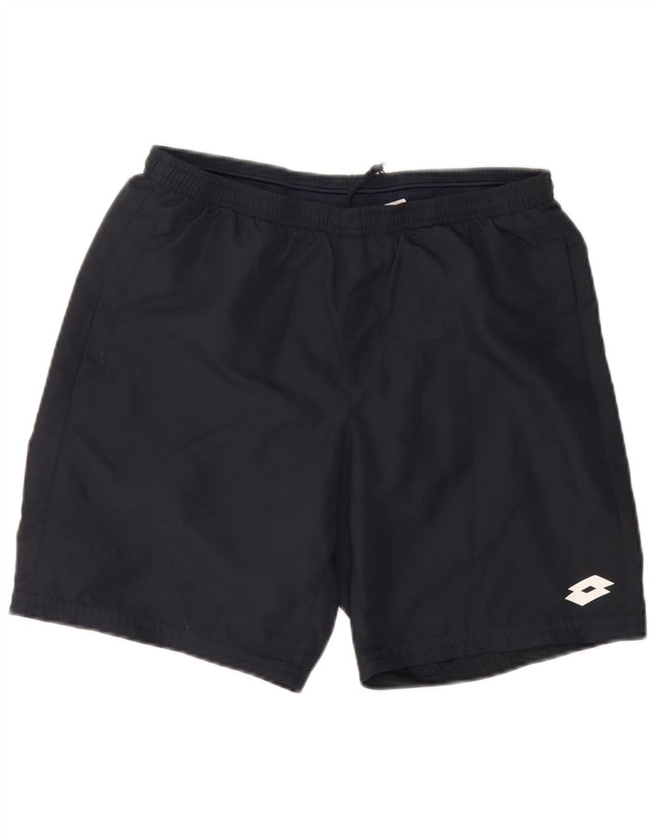 LOTTO Short de Sport Homme Petit Bleu Marine Polyester