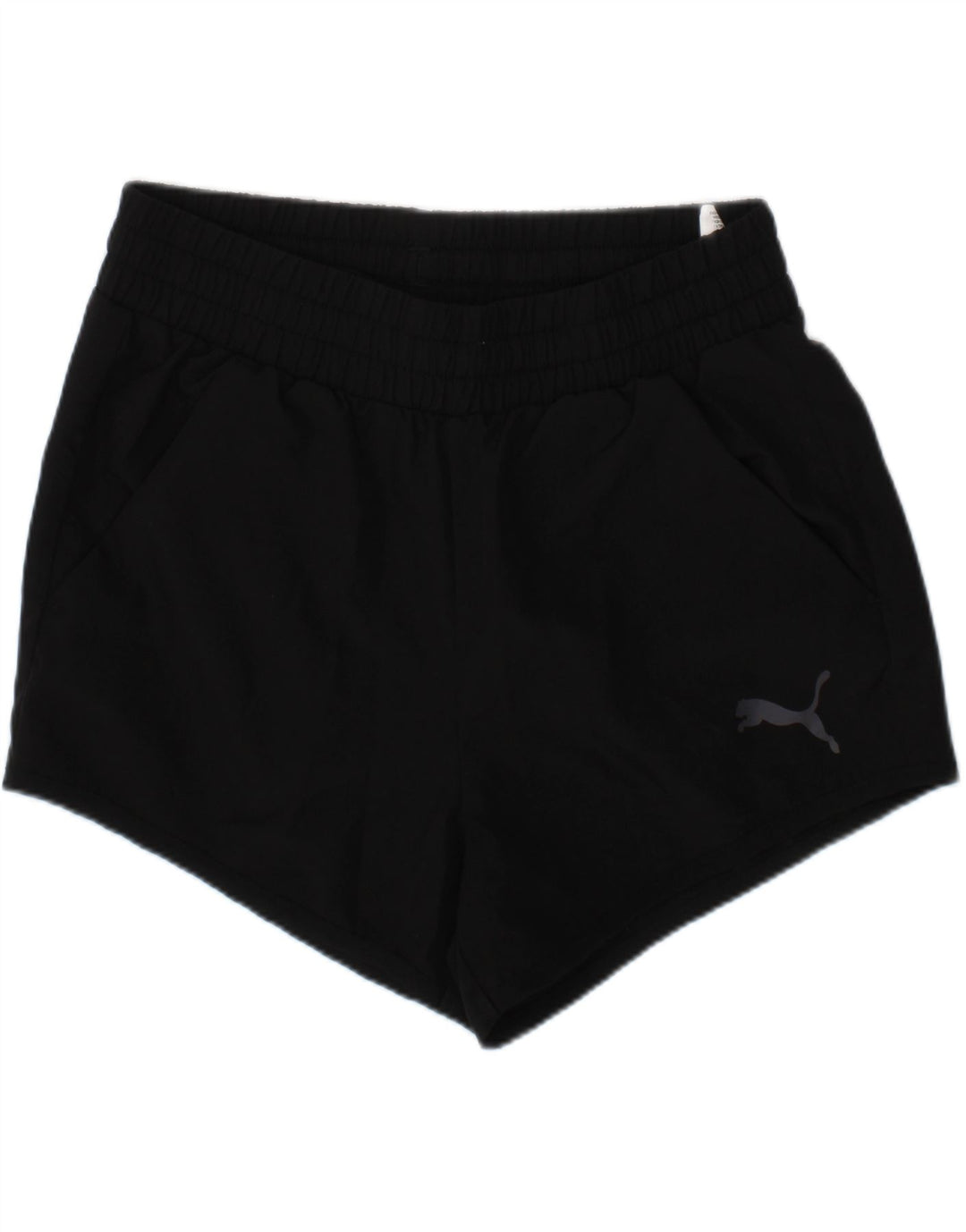 PUMA Girls Sport Shorts 13-14 Years  Black Polyester Vintage Puma and Second-Hand Puma from Messina Hembry 