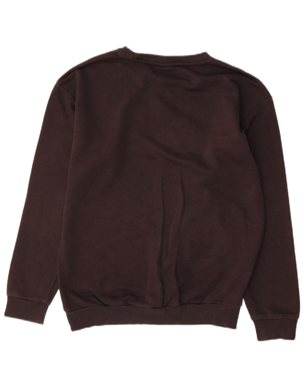 Puma Sweat-shirt surdimensionné graphique pour femme UK 10 Petit Noir