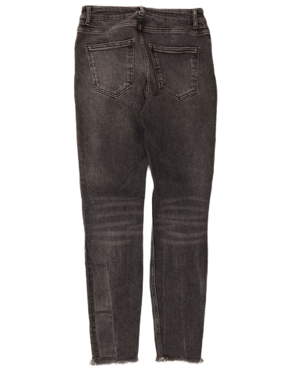 Zara Jean skinny femme EU 38 Small W28 L28 Gris Coton