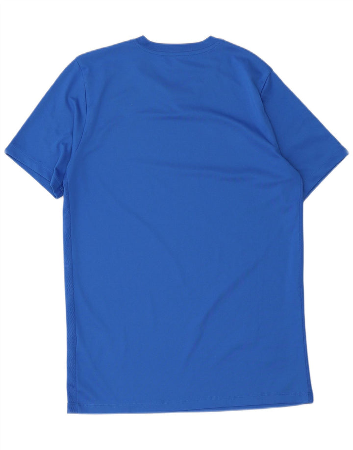 Nike Homme Dri Fit T-Shirt Haut Bleu Moyen Polyester