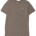 Nike T-shirt coupe athlétique pour homme, petit, gris moucheté