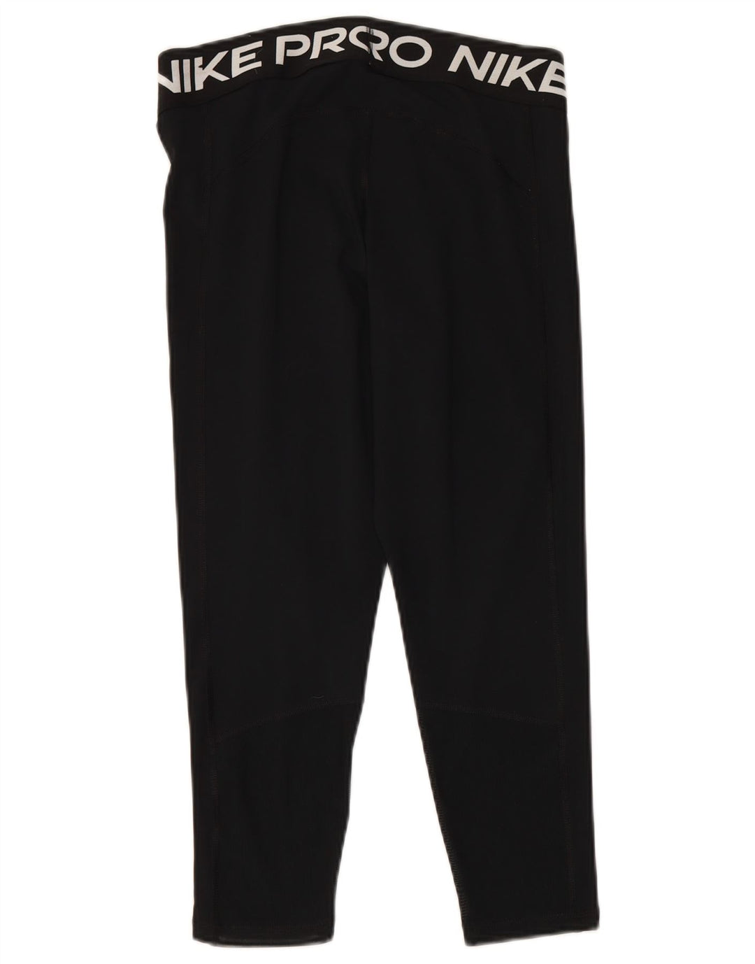 NIKE Legging graphique Dri Fit pour femme UK 14 Large Noir Polyester