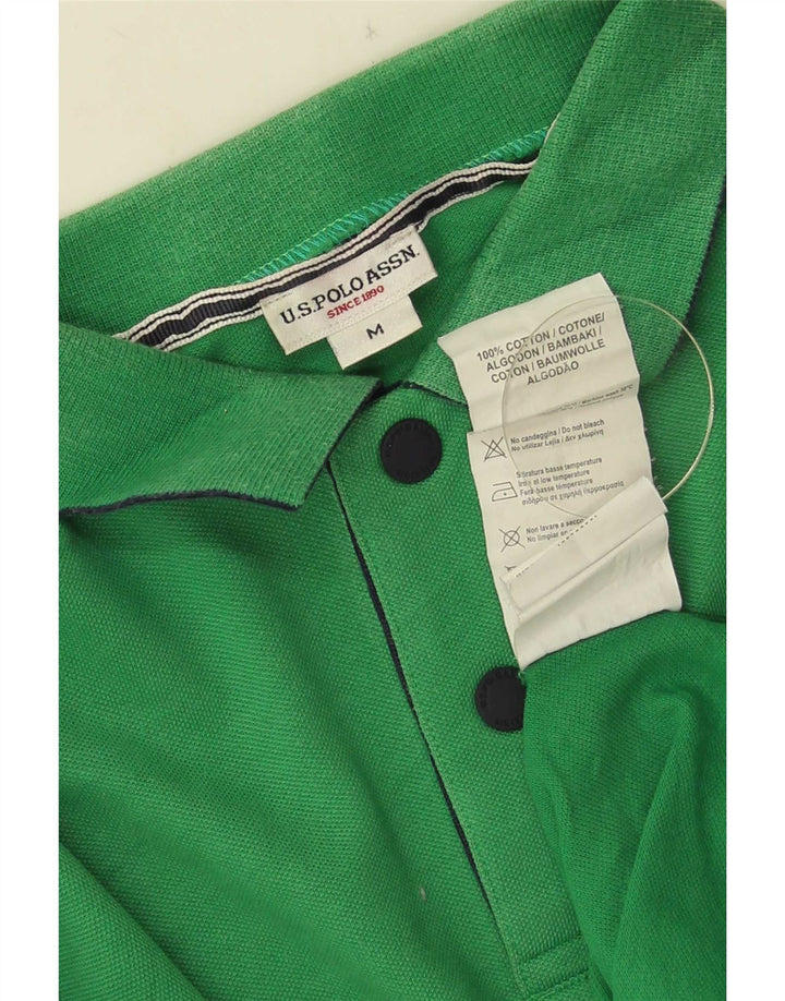 U.S. Polo Assn. Chemise Graphique Homme Vert Moyen Coton