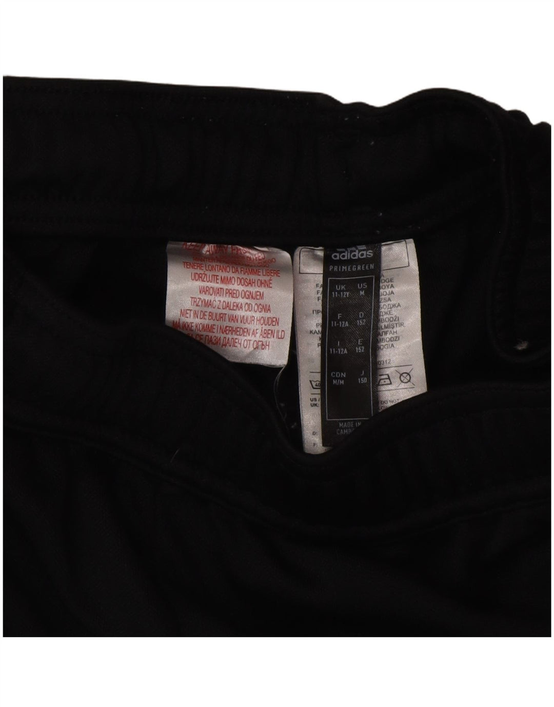 Pantalon de survêtement Adidas Garçon Aeroready 11-12 ans Noir Polyester