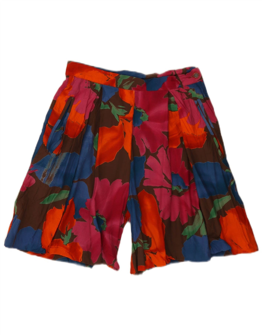 Short décontracté femme Preca W26 petit viscose fleuri multicolore