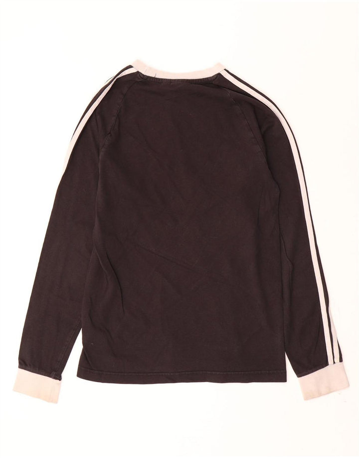 ADIDAS Haut à manches longues pour hommes en coton noir XS