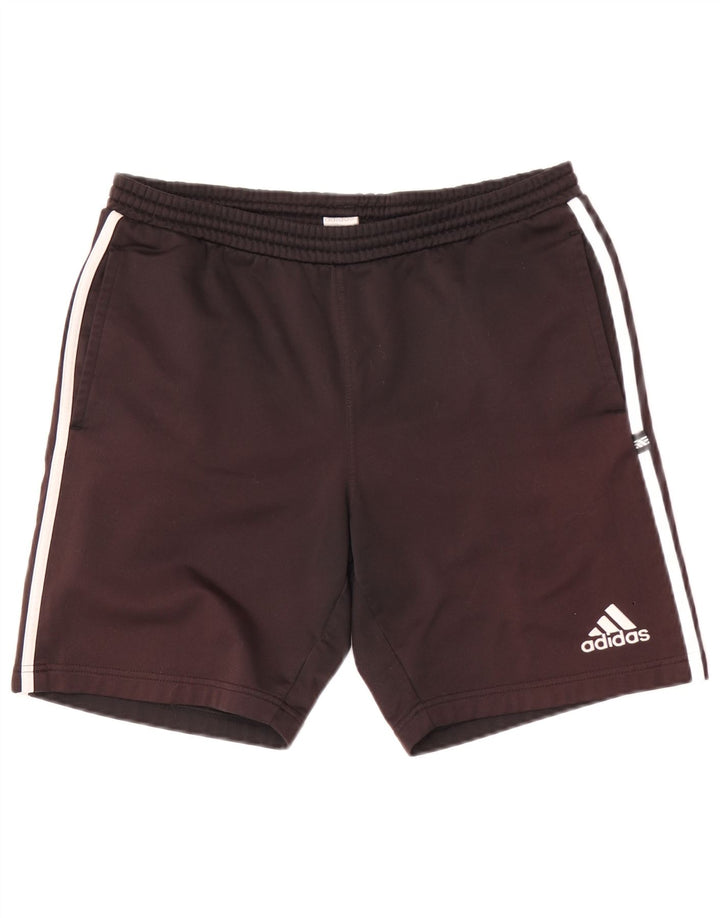 Adidas Short de sport pour homme en polyester noir moyen
