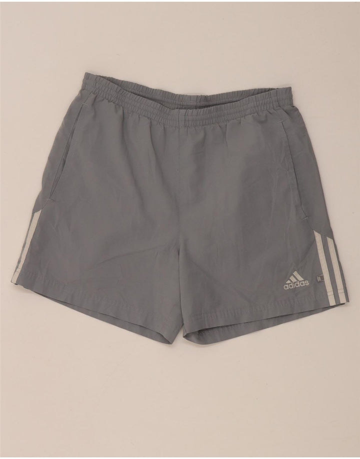 Adidas Short de sport pour homme Petit gris Polyester
