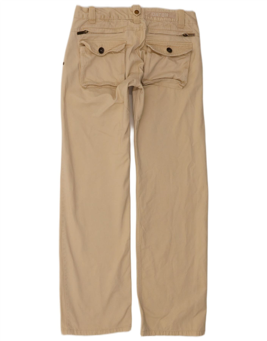 DATCH Pantalon Chino Droit Homme W31 L33 Coton Beige