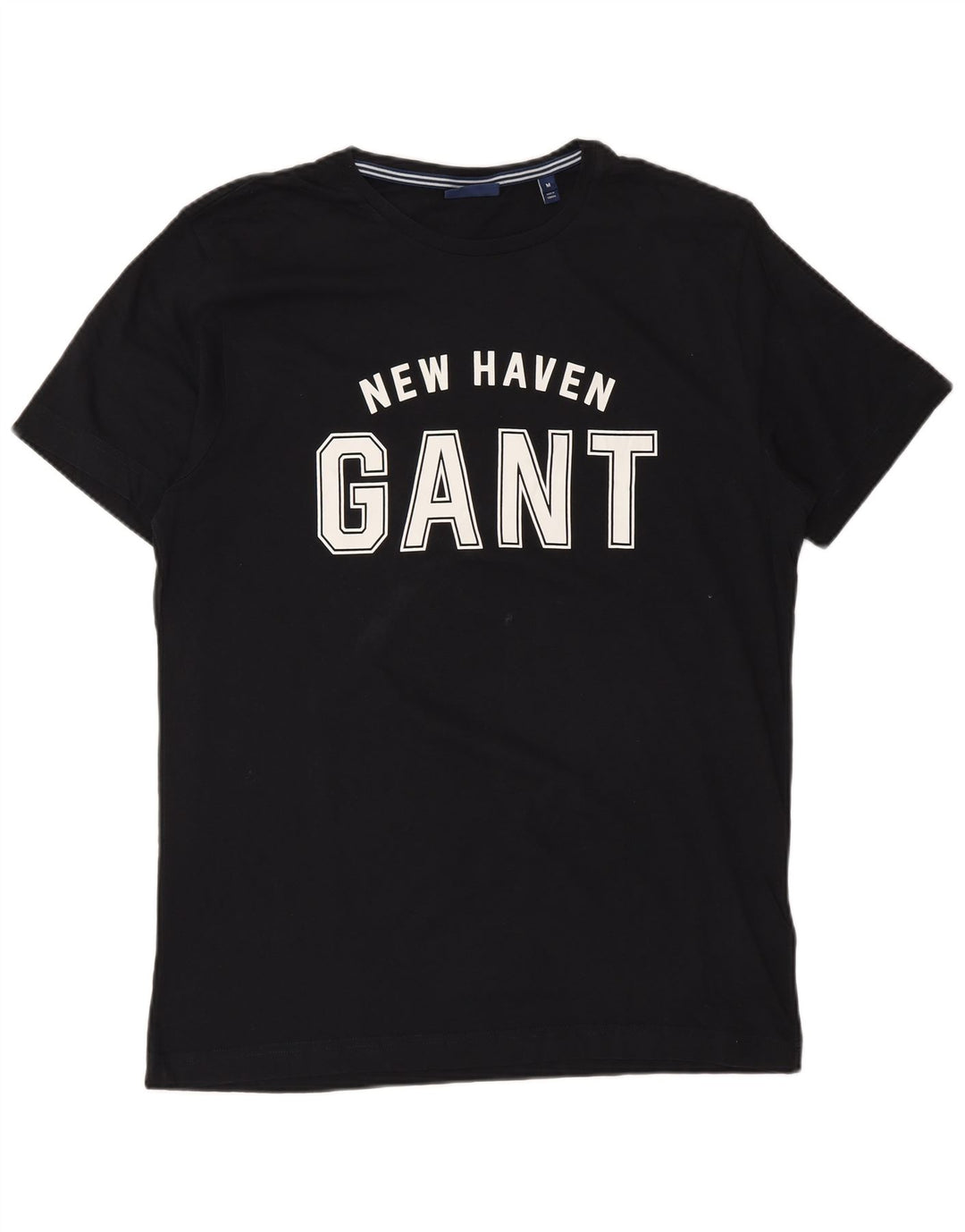 Gant T-Shirt New Haven Graphic Homme Noir Moyen Coton
