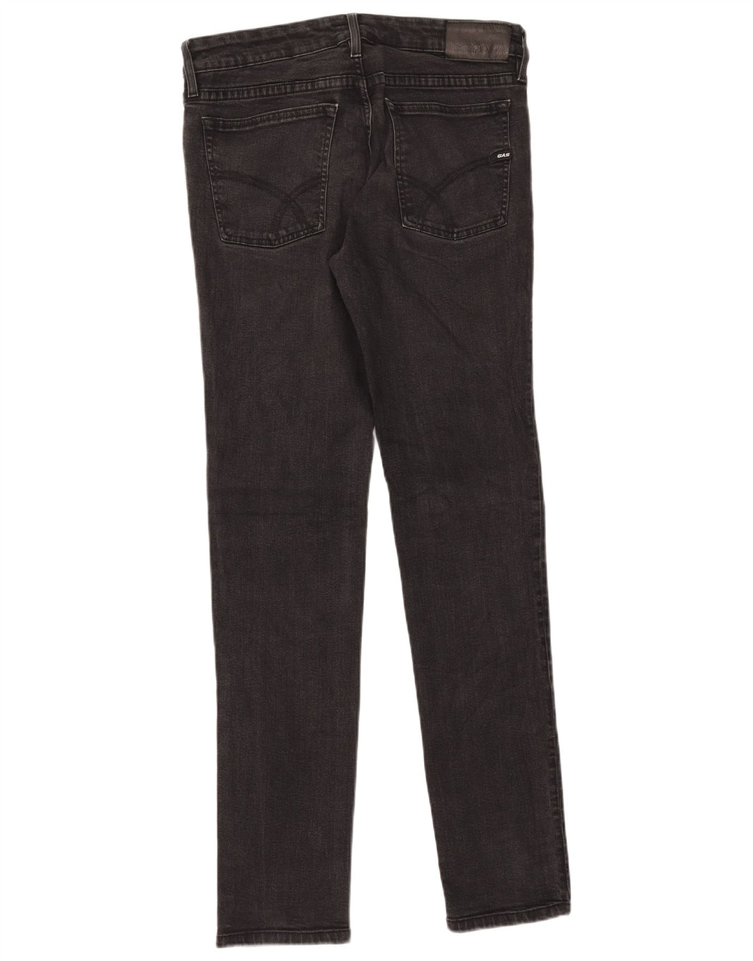 Gas Anders Jean Slim Femme W33 L34 Coton Noir