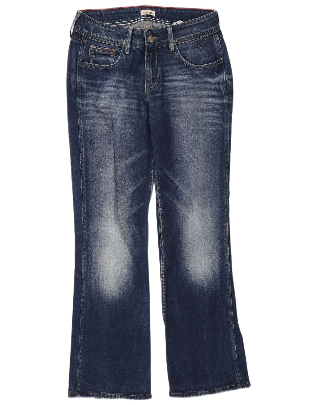 Tommy Hilfiger Jean Bootcut Femme W28 L30 Bleu Coton