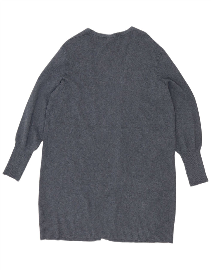 Marks & Spencer Pull cardigan ouvert long pour femme UK 14 Large Bleu