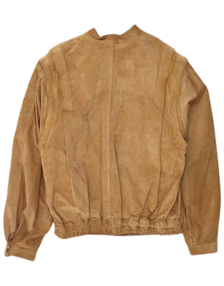 Skinni Veste en daim pour femme IT 48 XL Beige