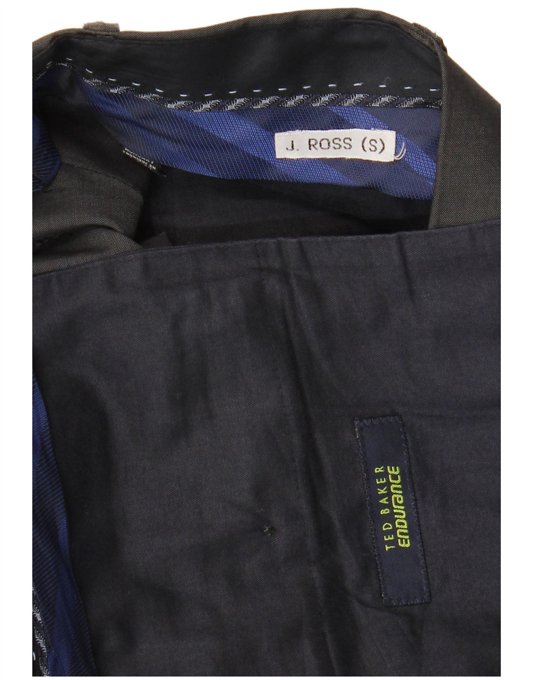 TED BAKER Pantalon de Costume Droit Homme W34 L29 Gris