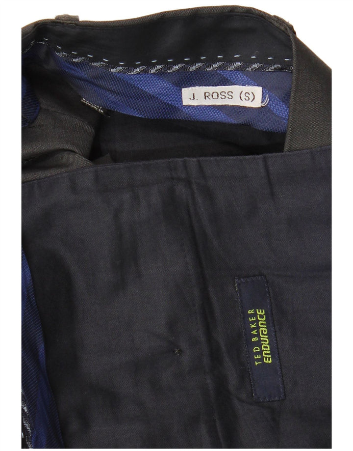 TED BAKER Pantalon de Costume Droit Homme W34 L29 Gris