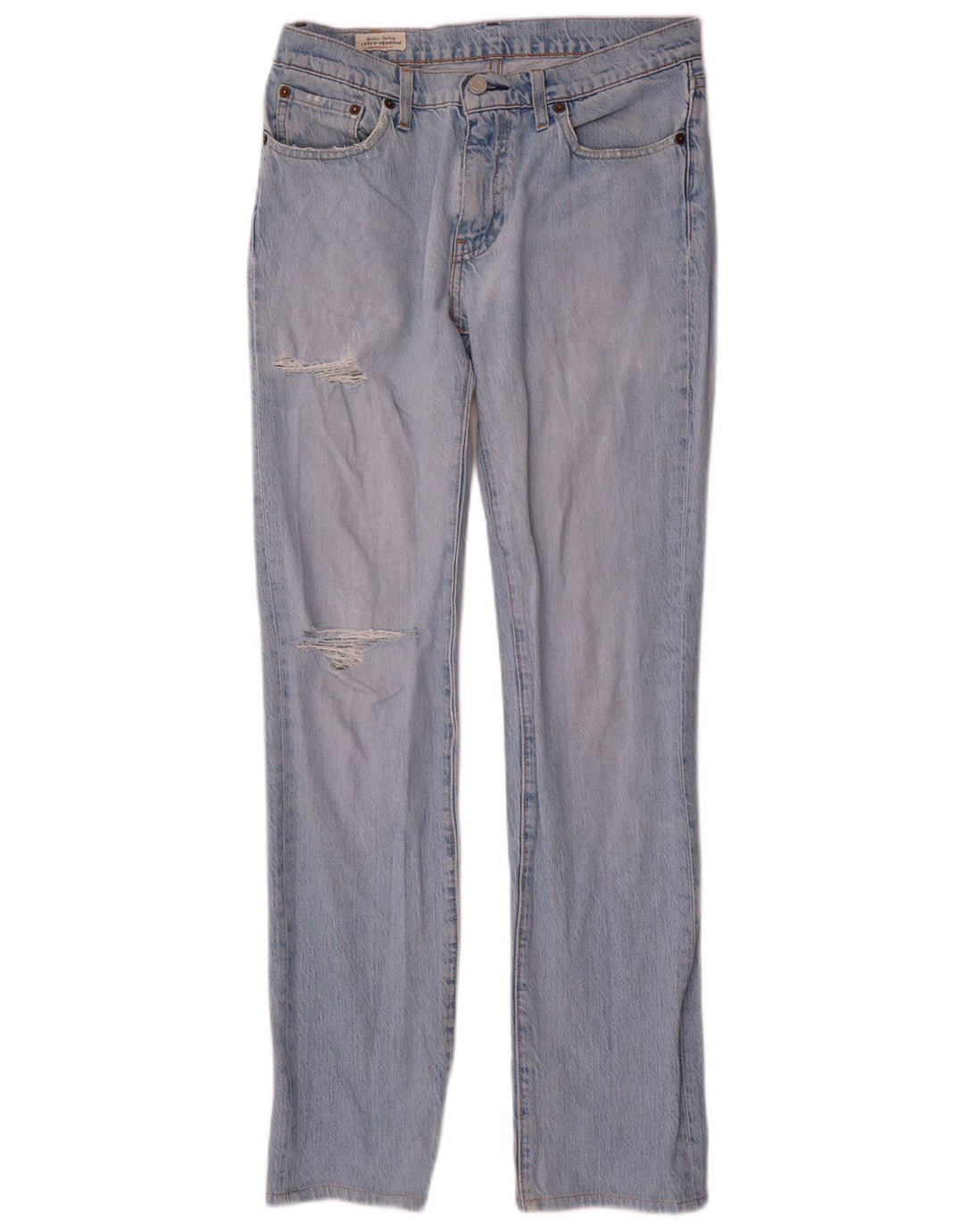 Levi's Jean Slim 511 Distressed W30 L34 Homme Bleu Coton