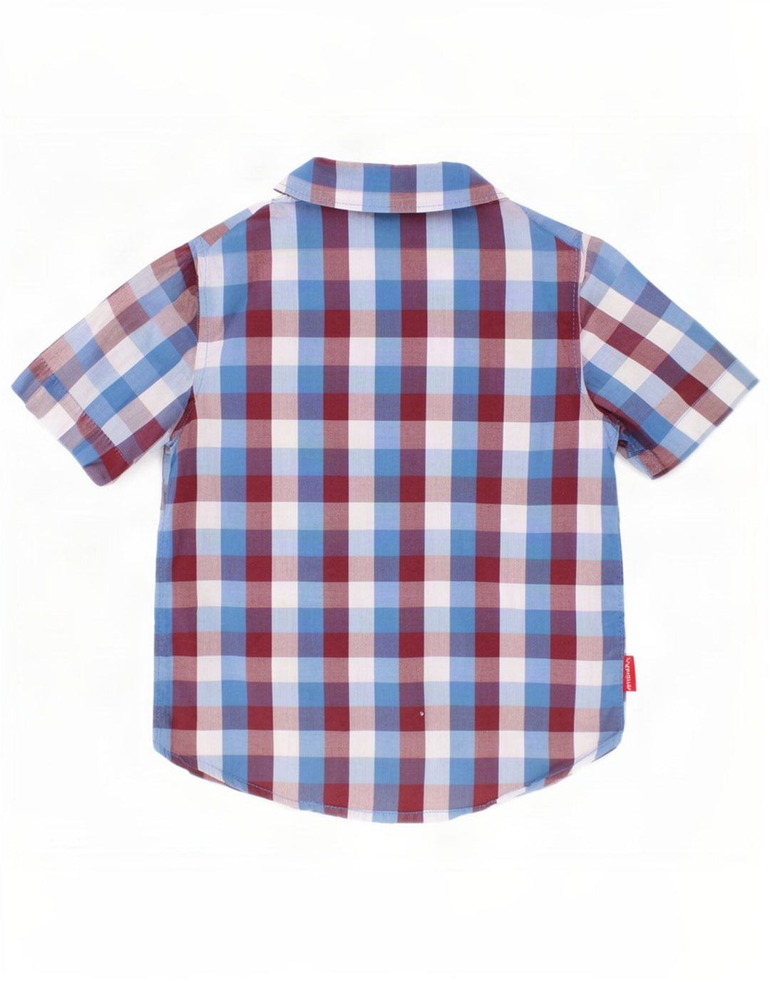 Wrangler Chemise à manches courtes pour garçon 2-3 ans en coton vichy multicolore
