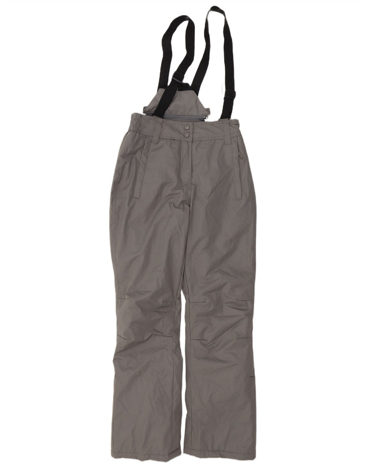 MOUNTAIN WAREHOUSE Pantalon de Ski Salopette Femme UK 8 Small Gris Polyester