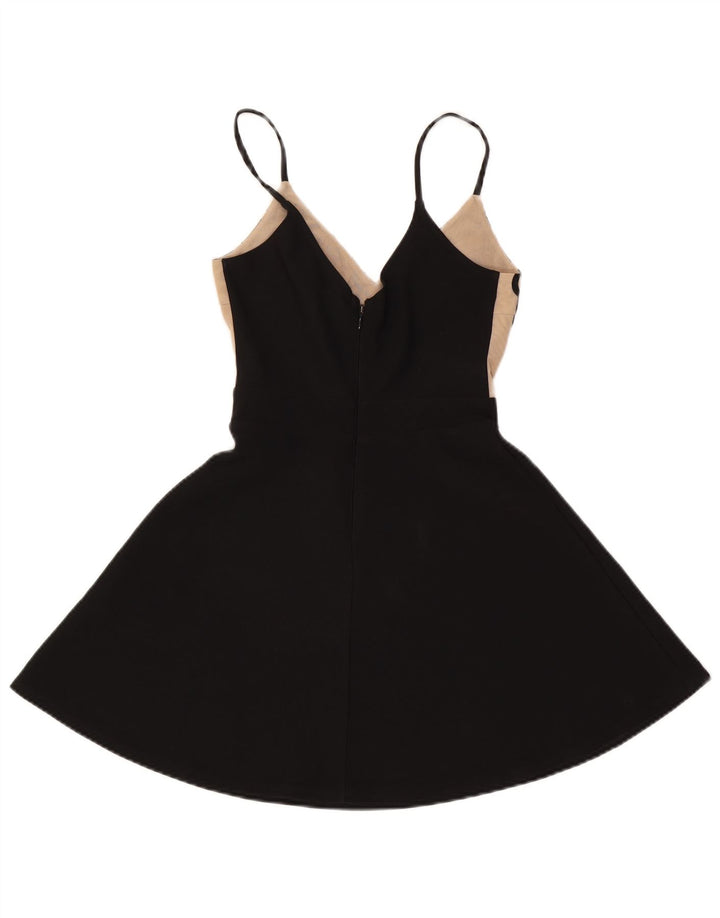 Lipsy Robe d'été pour femme UK 8 Small Noir Colourblock