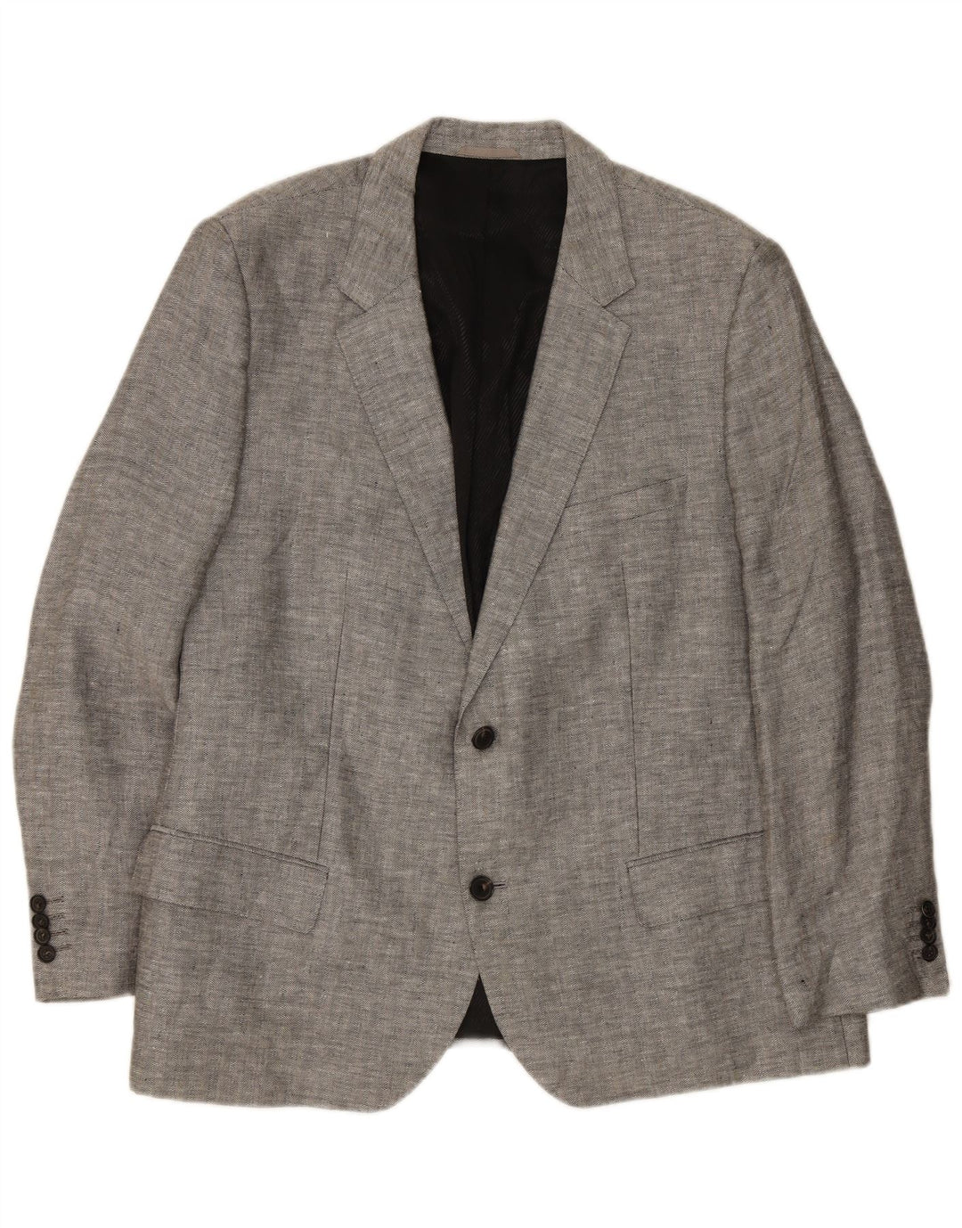 Hugo Boss Veste blazer à 2 boutons pour homme EU 62 6XL Gris Lin