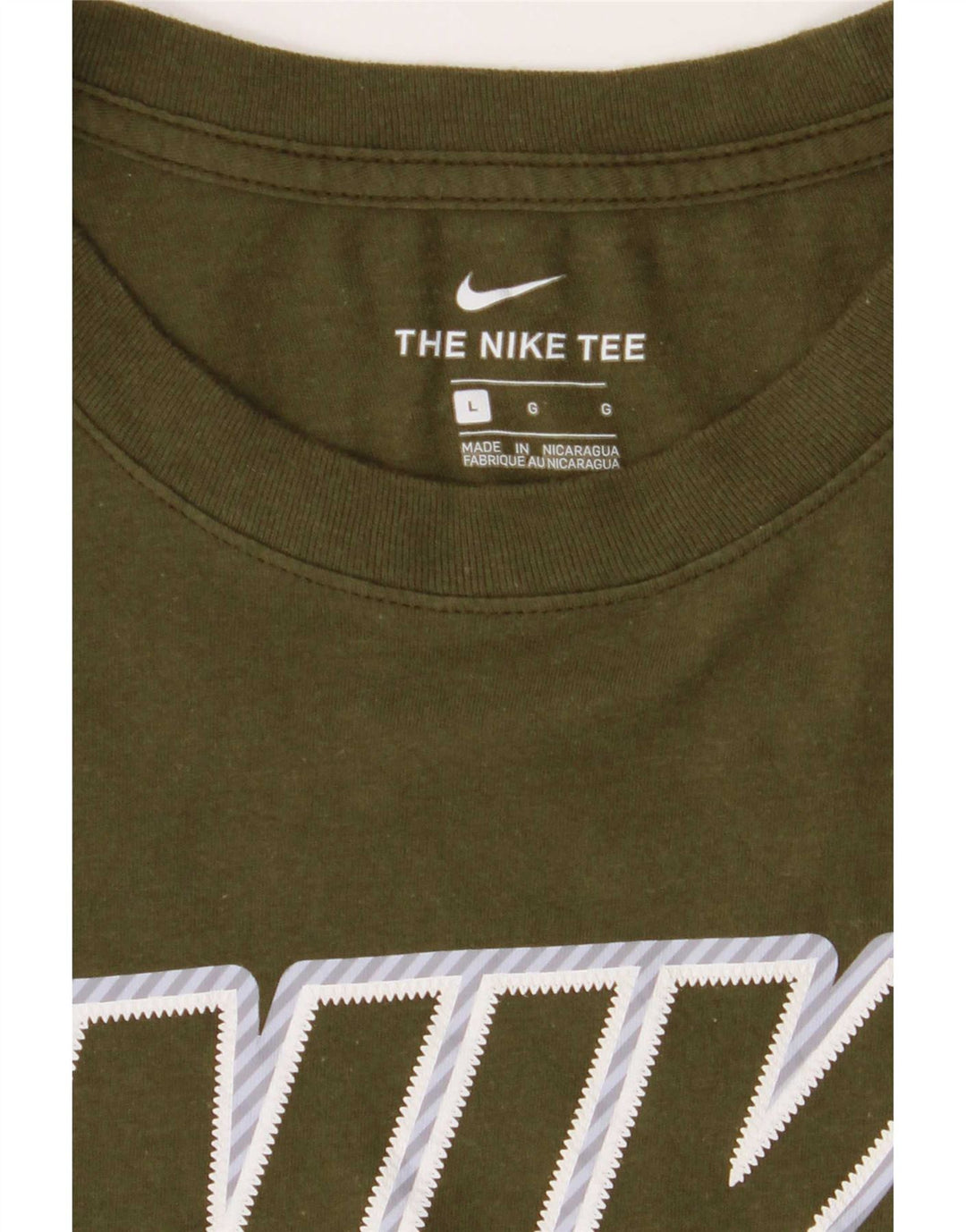 Nike T-shirt graphique pour homme, grand, vert