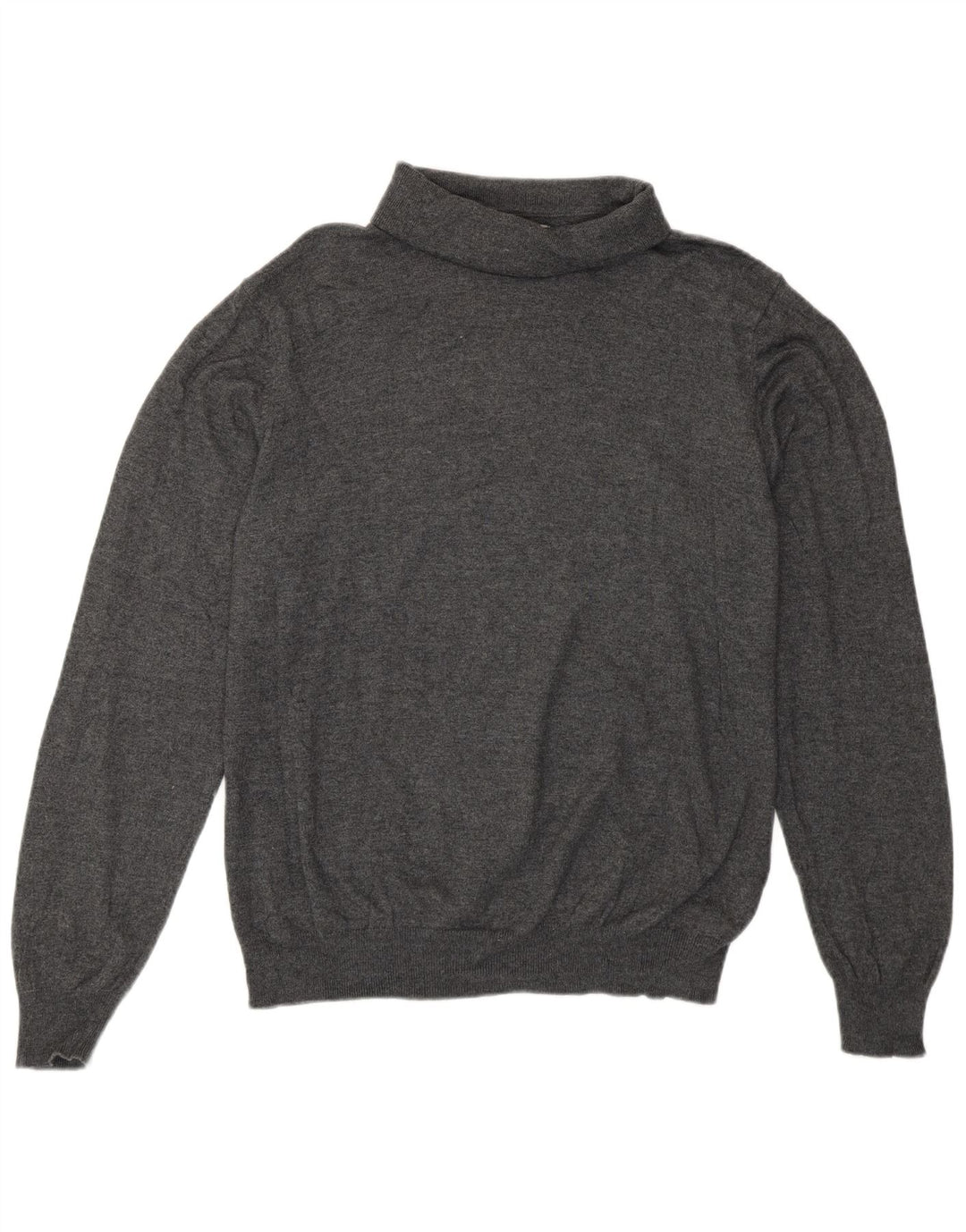 Marks & Spencer Pull col roulé pour femme UK 14 Large Gris