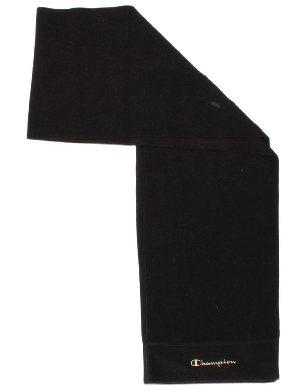 Champion Écharpe rectangulaire en polaire pour femme Taille unique Noir Polyester