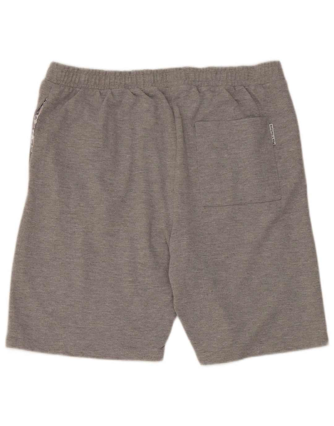 Fila Short de Sport Graphique Homme Gris Coton Large