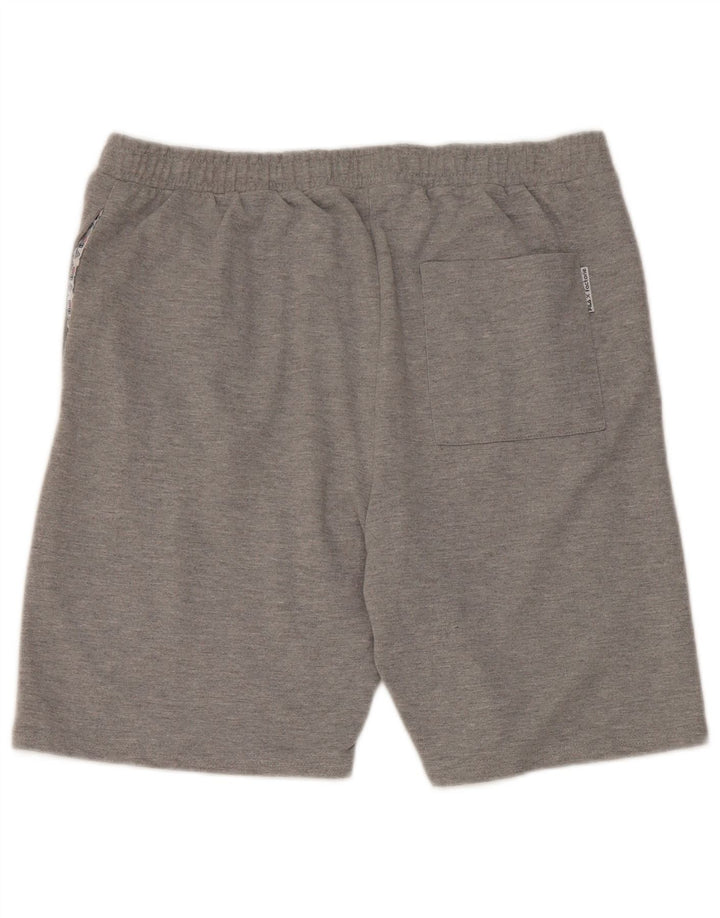 Fila Short de Sport Graphique Homme Gris Coton Large