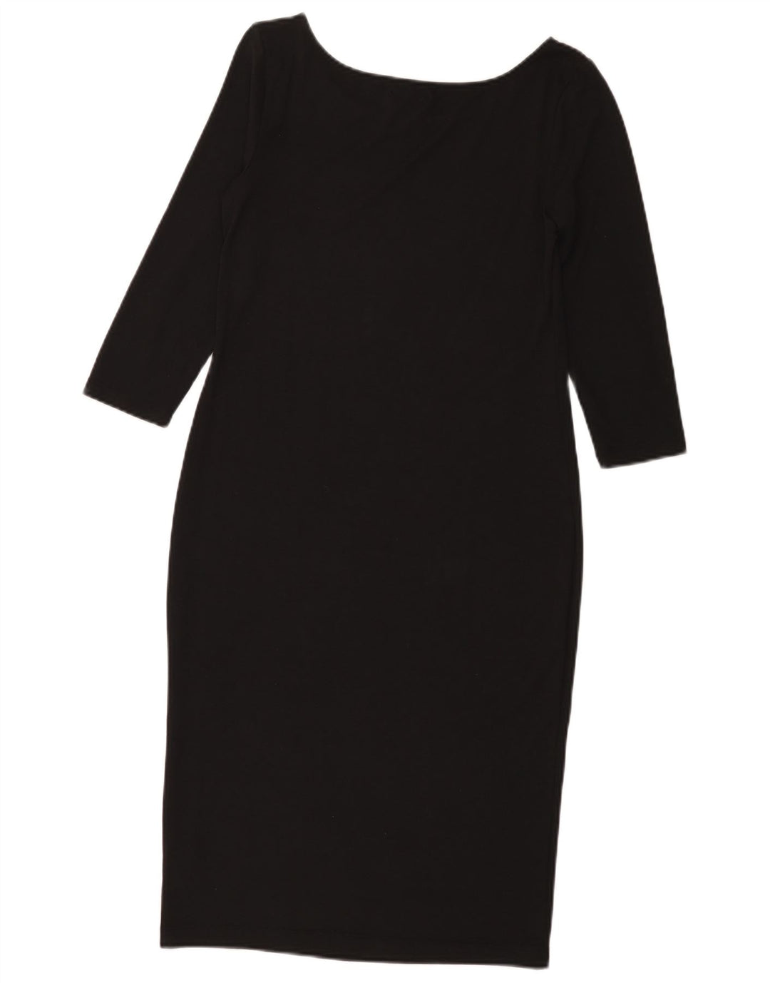 Gap Robe fourreau à manches 3/4 pour femme UK 10 Petit Noir Polyester