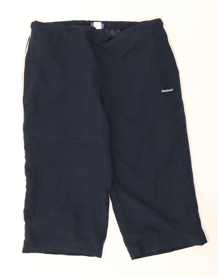Reebok Bermuda Sport Short Femme UK 20 2XL Bleu Marine Polyester