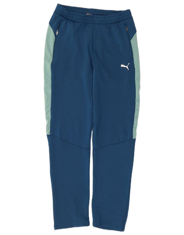 Puma Pantalon de survêtement garçon 13-14 ans Bleu Colorblock Polyester