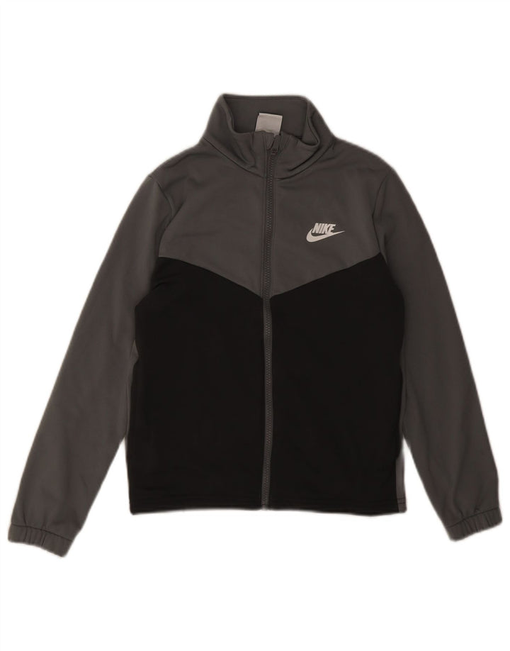 Veste de survêtement Nike Graphic pour garçon 10-11 ans Gris moyen colour block