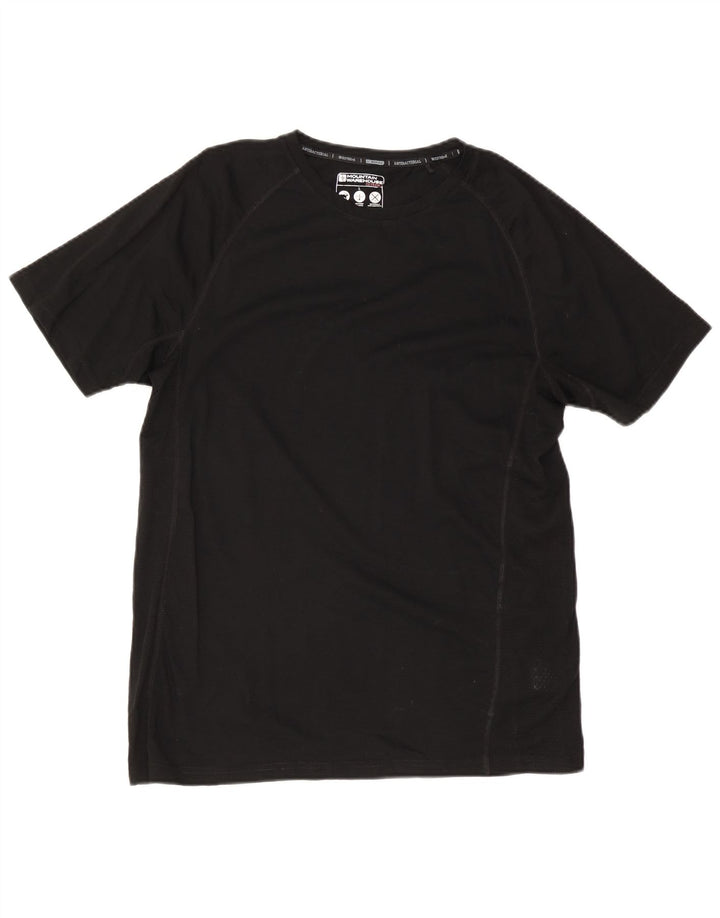 Mountain Warehouse T-shirt pour homme en laine noire Taille L