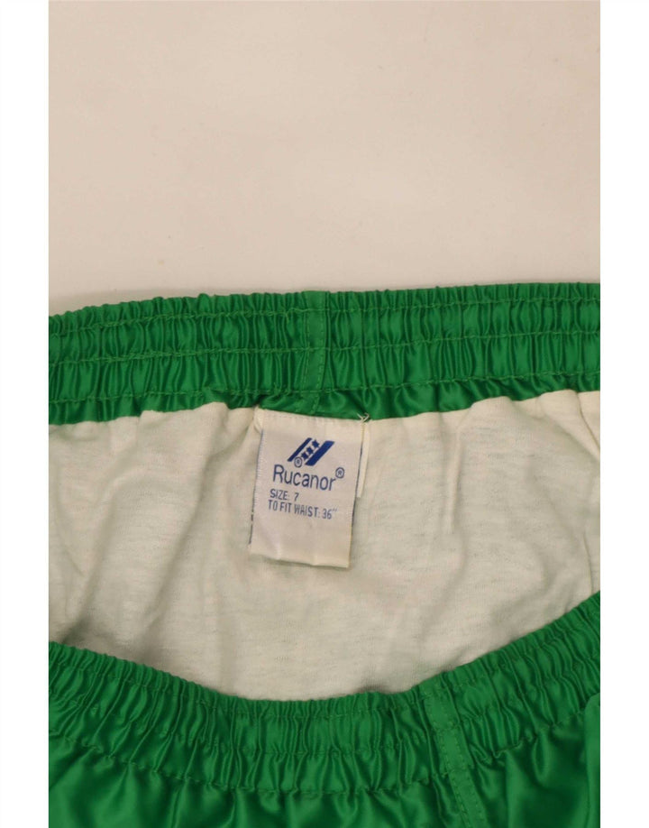 Short de sport Rucanor pour homme, grand, vert, polyester