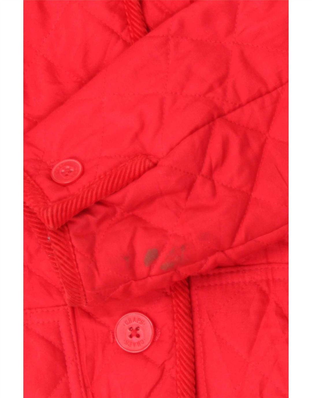 Chaps Veste matelassée pour femme UK 10 Small Rouge Polyester