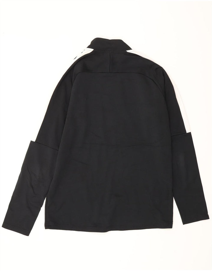 NIKE Haut de survêtement Dri Fit à col zippé pour homme Noir moyen Colourblock