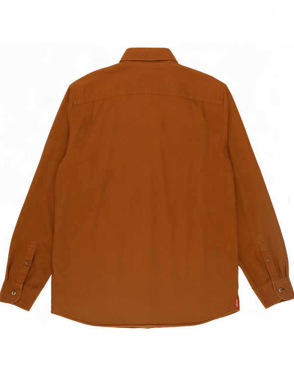 Chemise Homme Wrangler Coton Marron Moyen