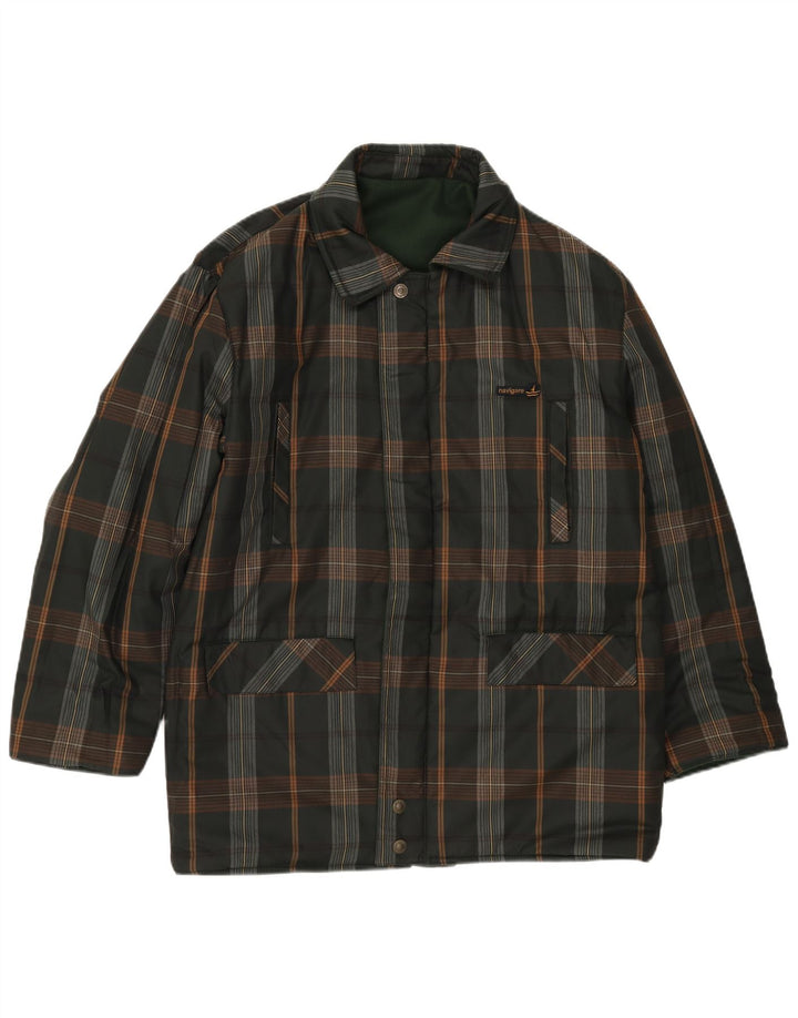 Navigare Veste réversible pour homme UK 38 Laine vert moyen
