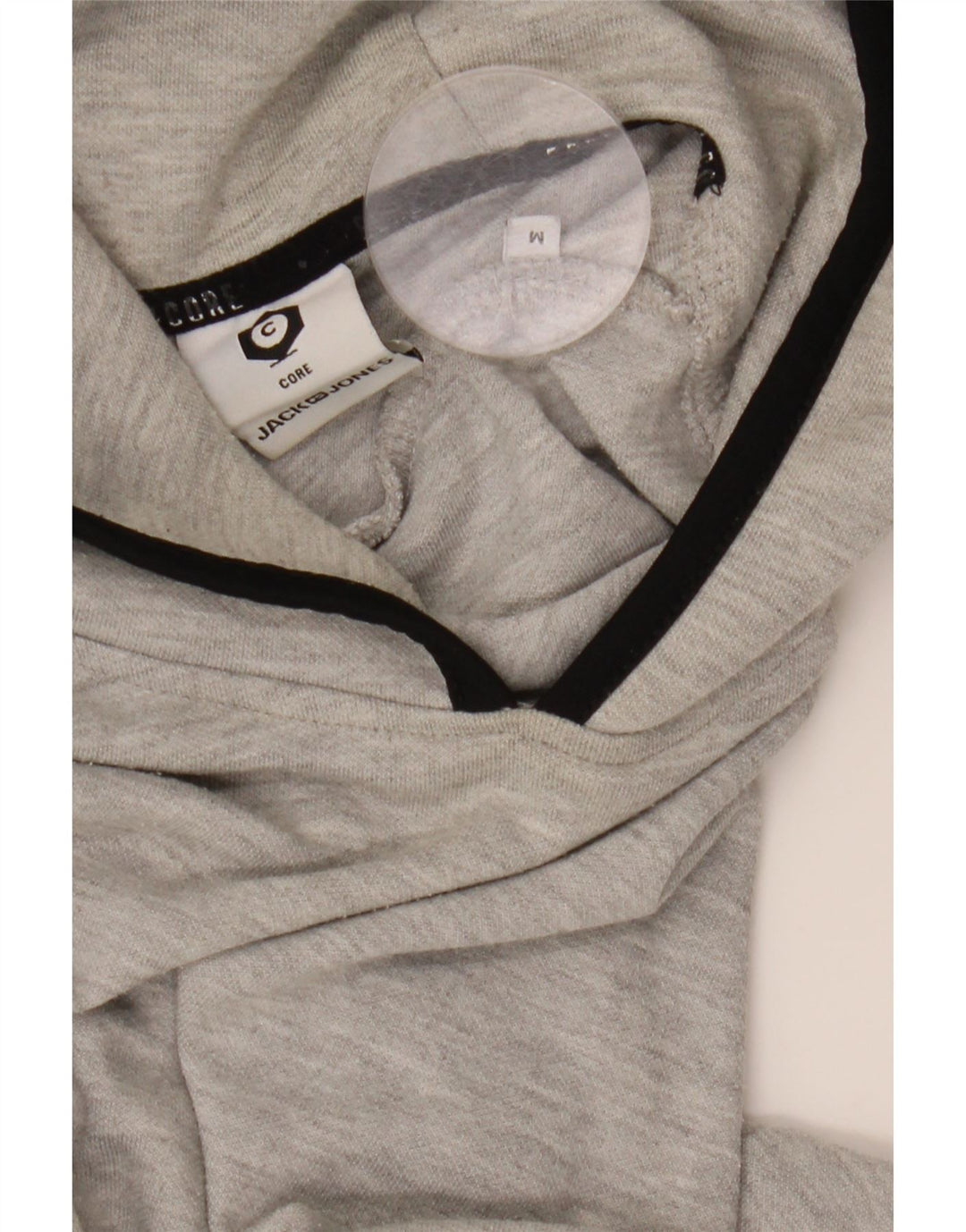 JACK & JONES Pull à Capuche Homme Gris Moyen Coton
