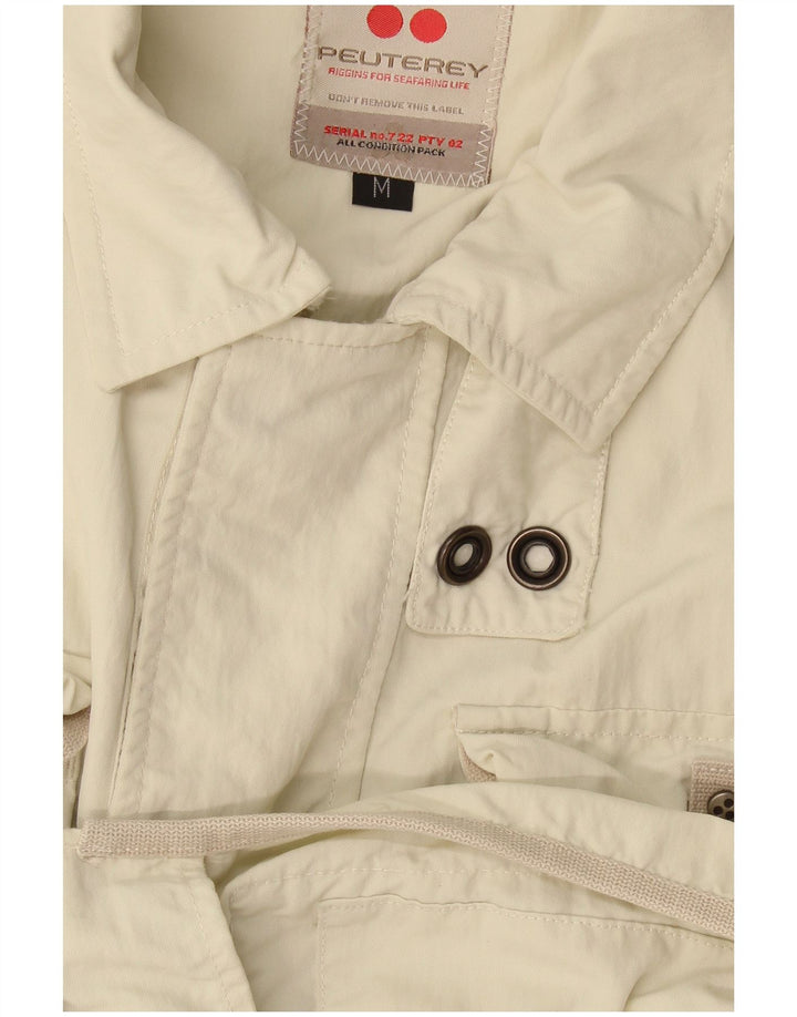 PEUTEREY Veste utilitaire pour homme UK 38 Beige moyen